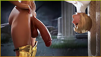 3d Animation Of A Shemale Milf Pleasuring A Girl'S Holes