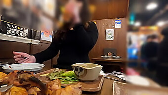 Real-Life Japanese Amateur Couple'S Steamy Encounter At Gelato Shop