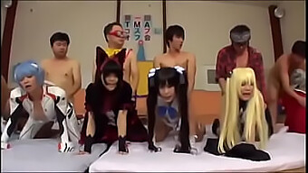 Group Orgy With Asian Cosplayers