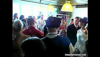 A Wild Orgy Of Pornstars And Guests At A Wedding Celebration