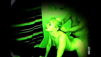 Night Vision Footage Of A Young Girl'S Orgasmic Sex Session