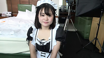 Japanese Teenage Girls Dressed As Maids Engage In Sexual Activities With Each Other In An Explicit Video