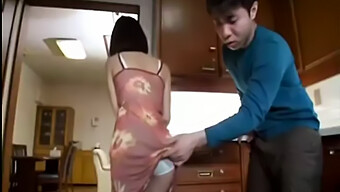 Asian Mature Seduces Her Step Son'S Friend With Oral Skills