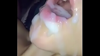 My Step-Cousin'S Mouth Gets Filled With Milk