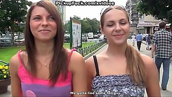 Des Filles Amateurs Se Font Baiser En Public