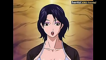 Hentai-Animation Einer Kurvigen Milf In Ihrem Ersten Dreier