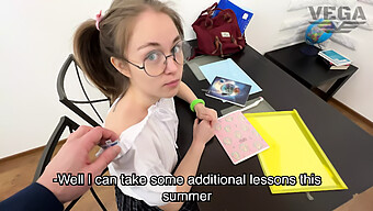 Education Turns Arousing In This Math Lesson With A Stunning Teen