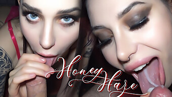 Honey Haze Dává Nedbalý Orální Sex V Hd