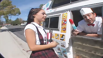 Hardcore Teen Gets Her Ice Cream And More