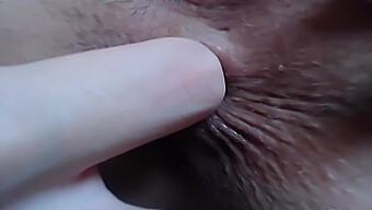 Finger My Asshole: Extreme Closeup Of Tight And Deep Fingering