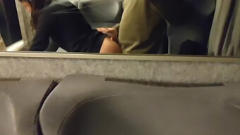 Caught In The Act: Public Anal Sex On A Train