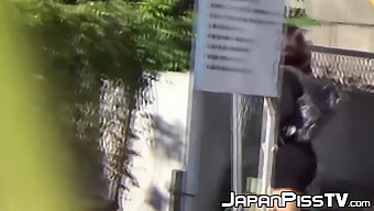 Japanese Girls' Secret Peeing Adventures Caught On Camera