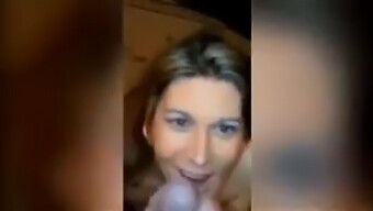 Big Cock Gets A Mature Blowjob In Family Sharing Video