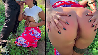 Russian Teen Gives Handjob And Blowjob In Outdoor Setting