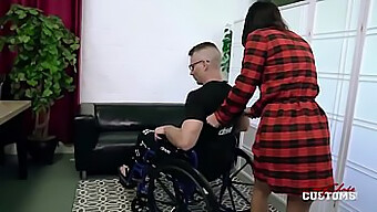 Hairy Milf Seduces Her Disabled Boyfriend For Intense Ride