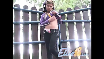 Sesión De Masturbación Al Aire Libre De Ellie 18 Con Orgasmo Intenso