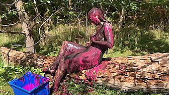 Wet And Wild: Cute Girl Gets Dirty In Muddy Sex Session