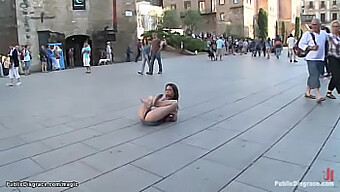 European Exhibitionists Get Naughty In Public