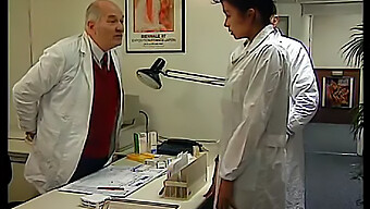 Natural Tits And Pussy Play With A Horny Doctor