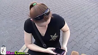 Young Amateur Girls Engage In Public Sex On A Mall Bench