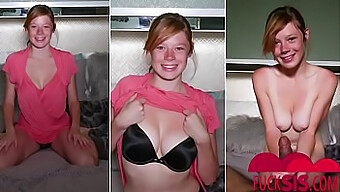 Redhead Teen Mia Collins' Passionate Oral Skills