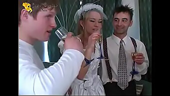 Russian Wedding Guests Get Friendly With Bride'S Naughty Side