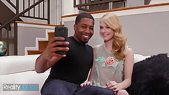 Hannah Hayes Enjoys Deepthroating And Riding Isiah Maxwells' Big Cock