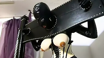 Domination And Humiliation With Big Natural Tits In Rubber Suits