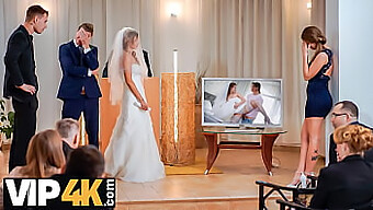 Teen Bride'S Naughty Wedding Gift: Cheating On Her Fiancee