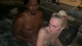 Interracial Couple'S Hilarious Bath Time Antics With Blonde Babe Victoria Gracen