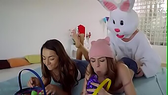 Lily Adams And Alex Blake'S Heartwarming Easter Anal Creampie