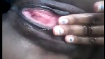 Young Indian Girl Pleasuring Herself With Her Fingers